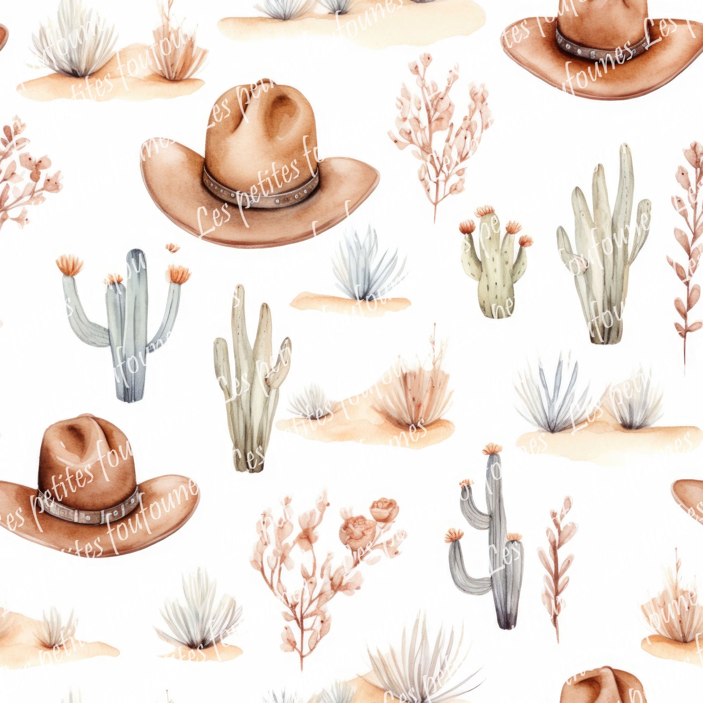 Préco Mousseline - Chapeau de cowboy