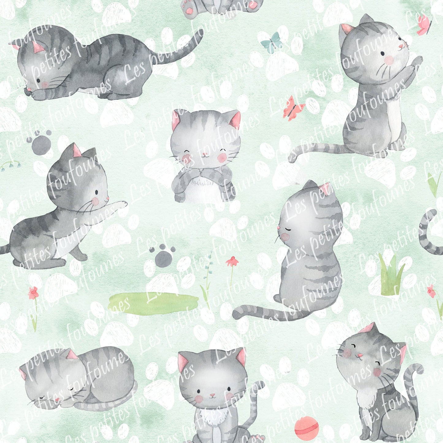 Préco Mousseline - Chatons mignons