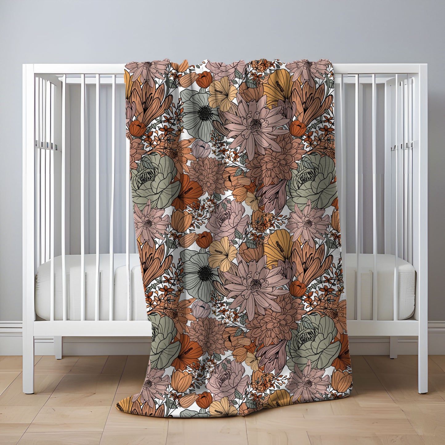 Doudous - Coloriage floral