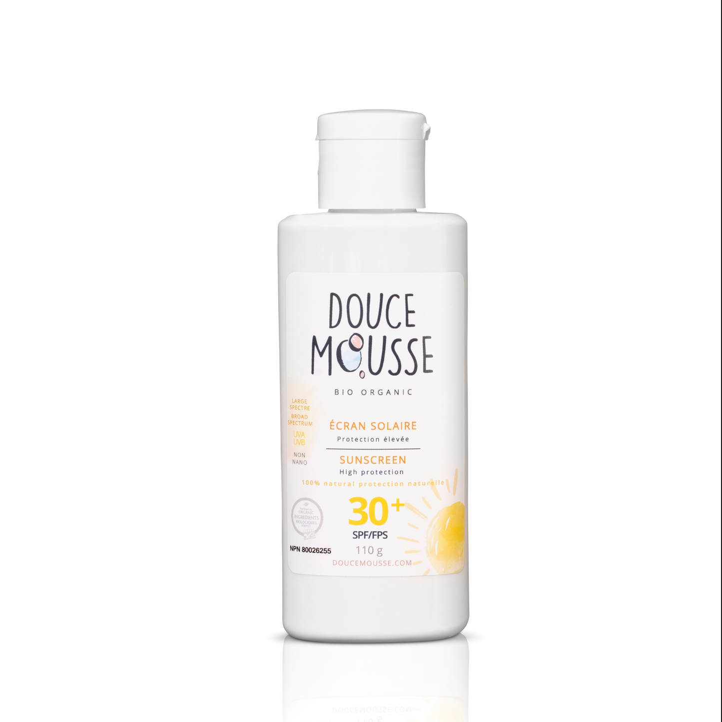 Douce Mousse - Écran solaire FPS30+ 110gr