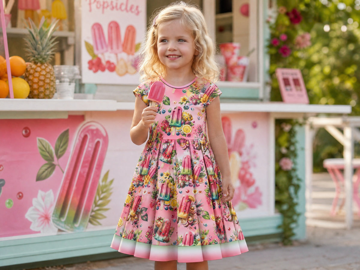 Robes - Popsicles fruités rose