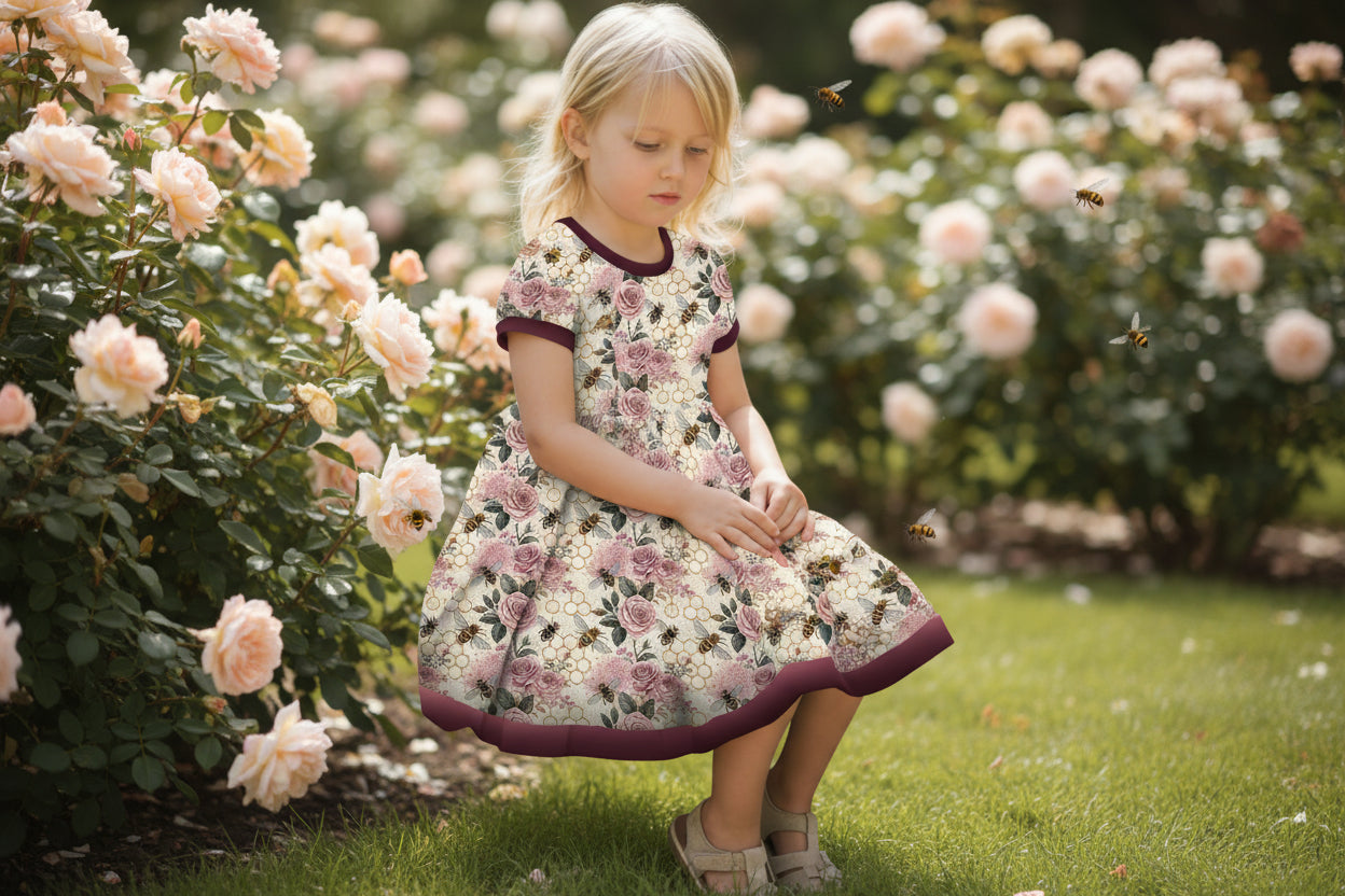 Robes - Roses au miel