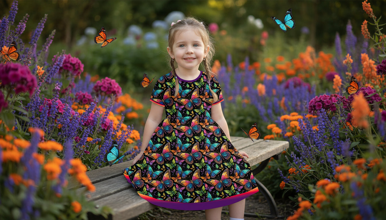 Robes - Papillon color