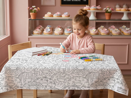 Nappe à colorier - Beignets