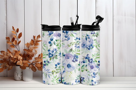 Gobelet 20oz et 30 oz - Bleuets floral