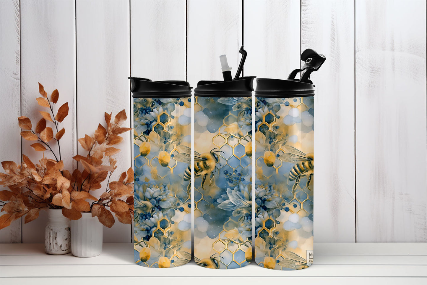 Gobelet 20oz et 30 oz - Rosée d'abeille bleu