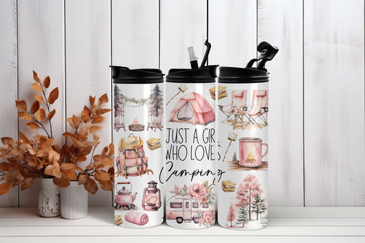 Gobelet 20oz et 30 oz - Camping girl
