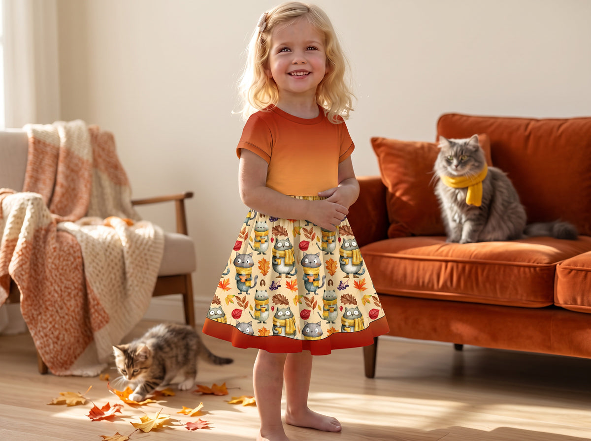 Robes - Chats d'automne