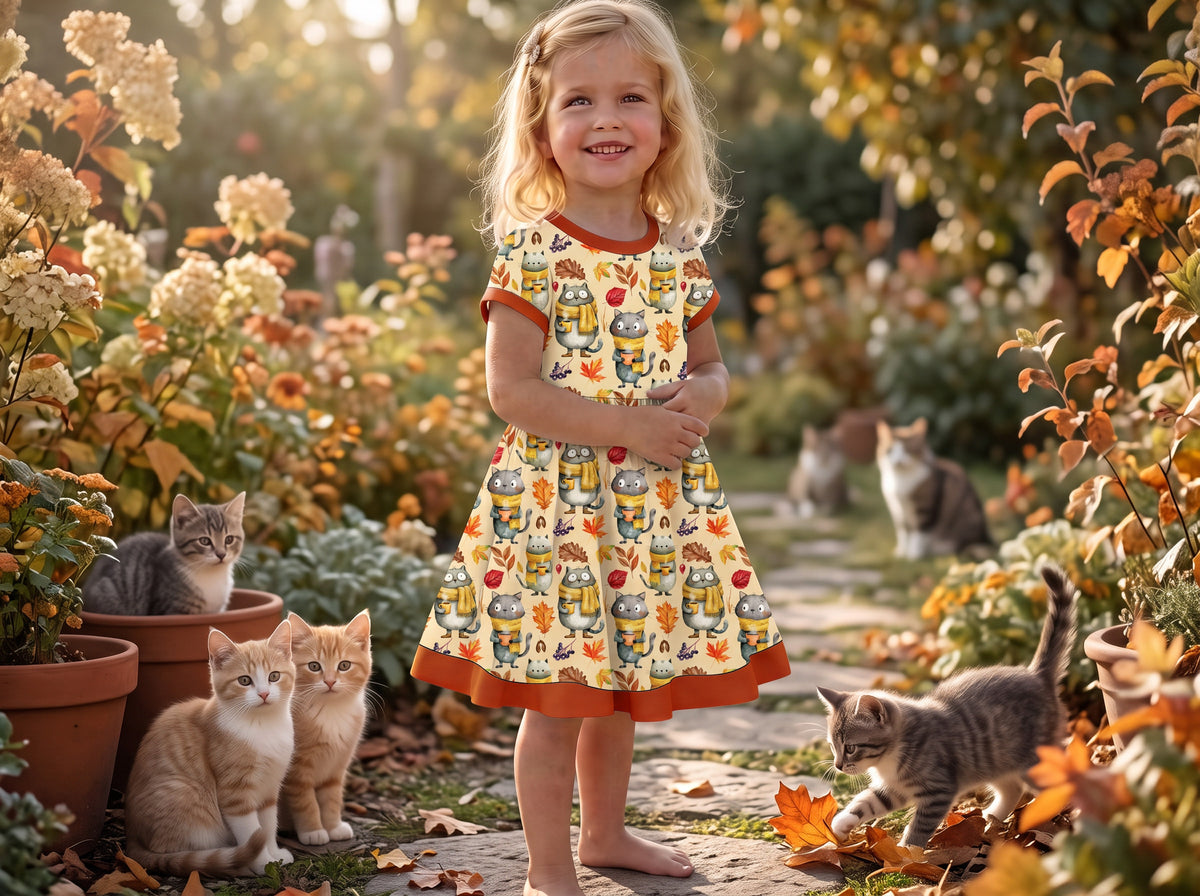 Robes - Chats d'automne