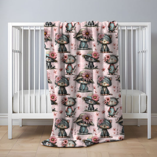 Doudous - Chats fleuristes