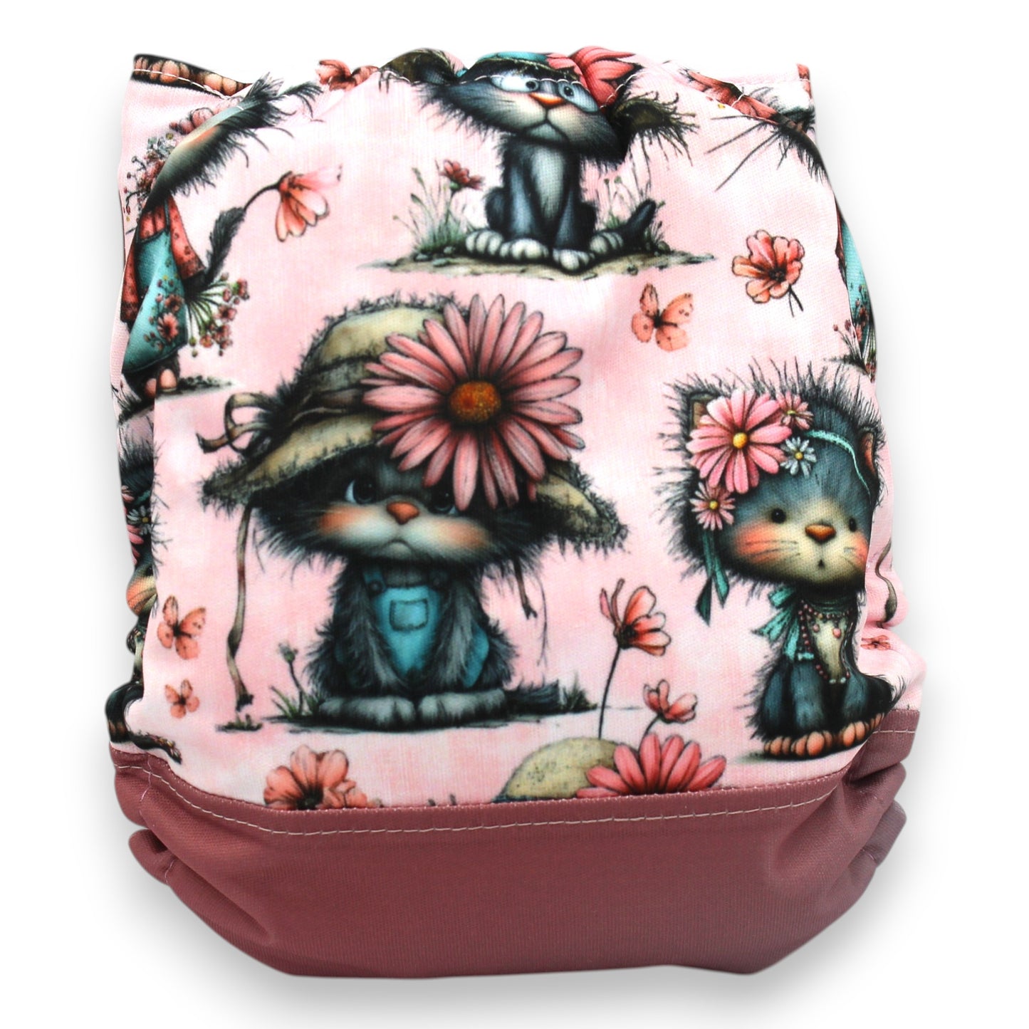 Couche - Chats fleuristes