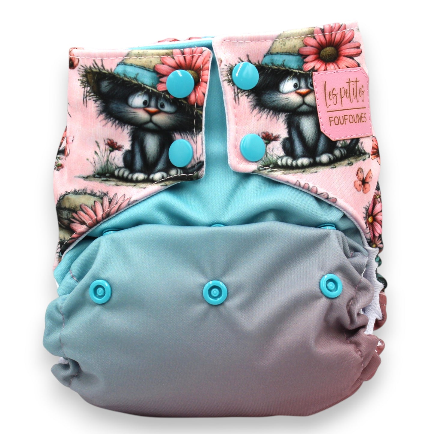 Couche - Chats fleuristes