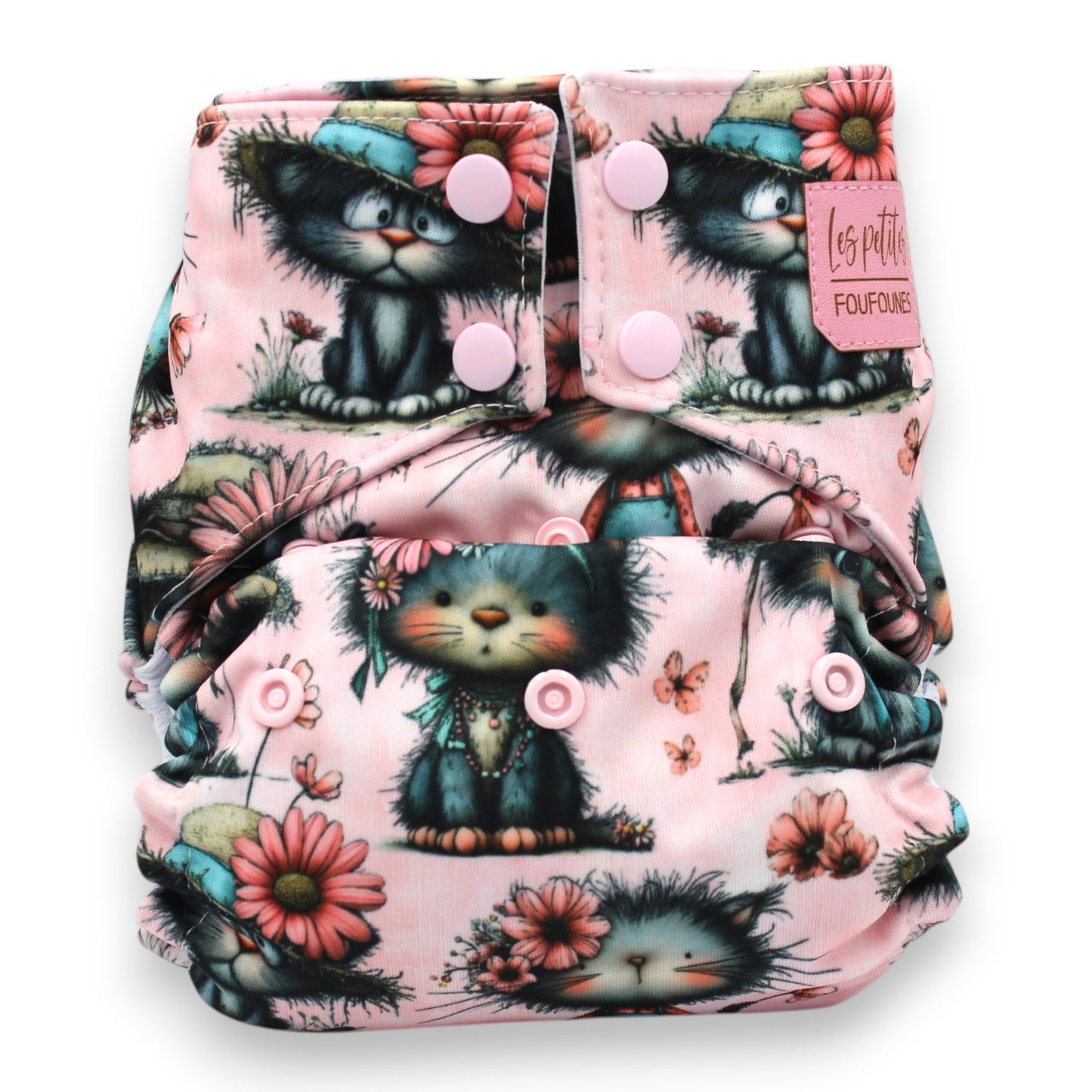 Couche - Chats fleuristes FP