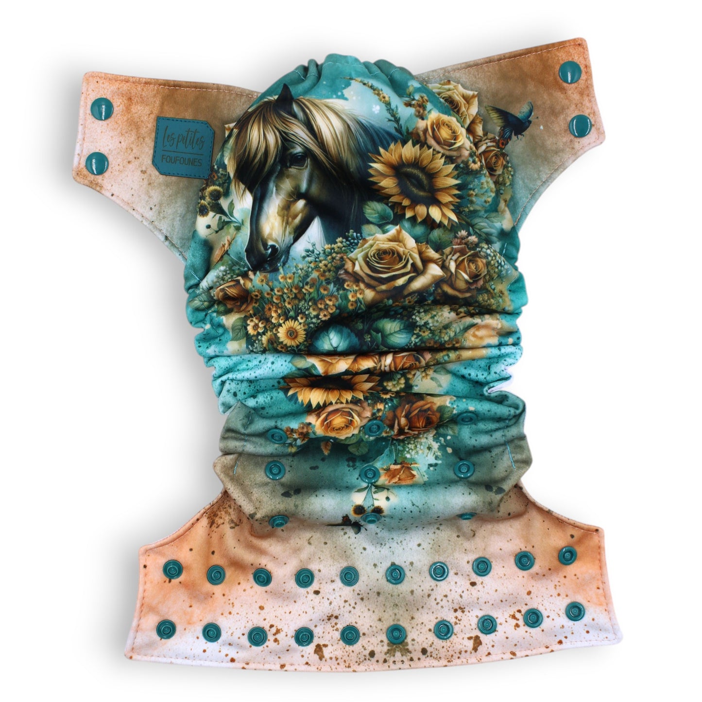 Couche - Cheval et tournesol