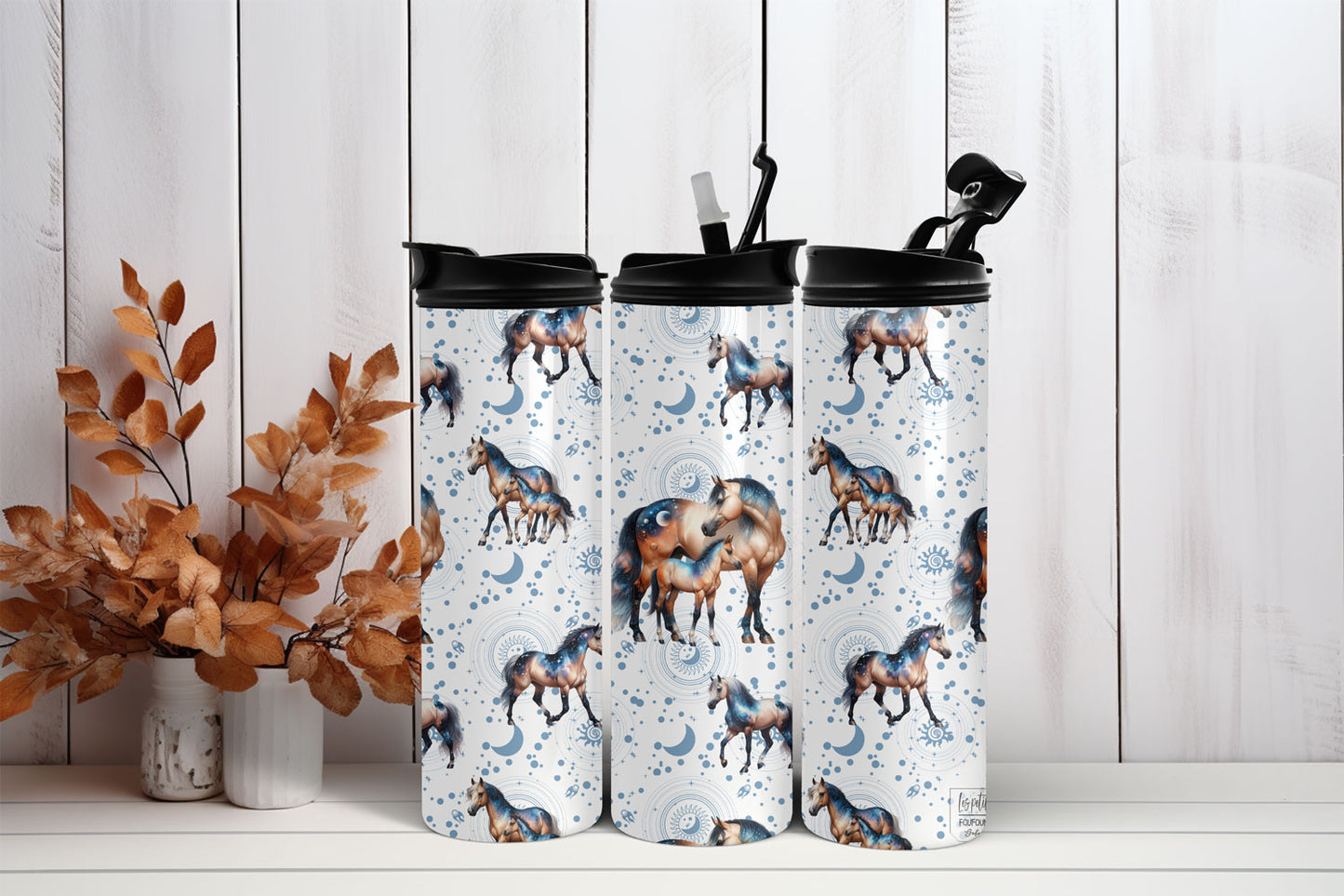 Gobelet 20oz et 30 oz - Chevaux stellaires