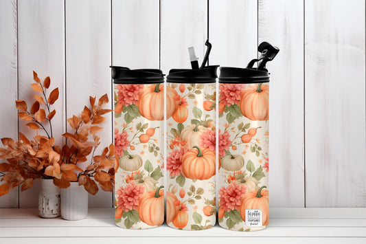 Gobelet - Citrouilles fleuries (7237295177865)