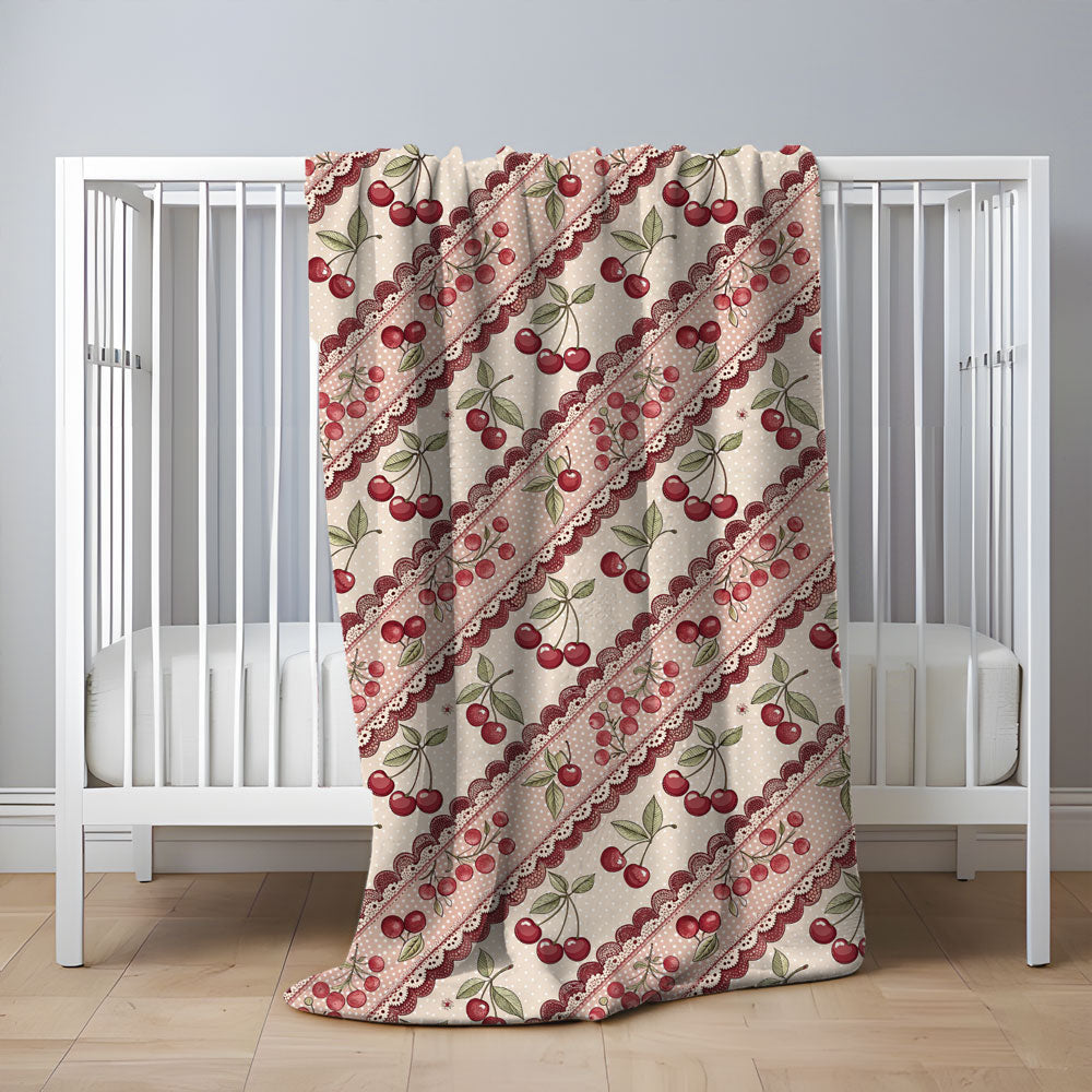 Doudous - Cerises et dentelle