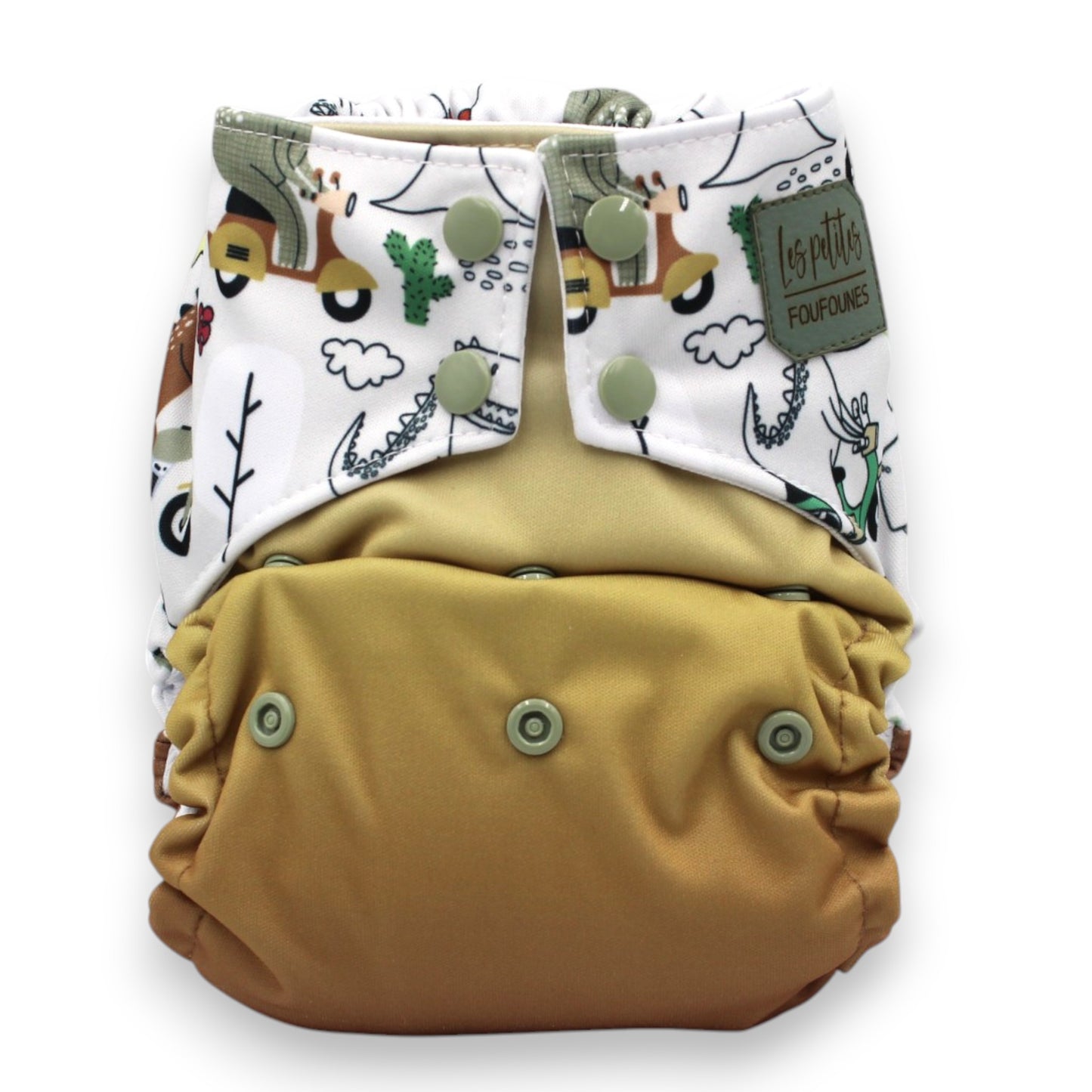 Diapers - Dinos on Scooters 