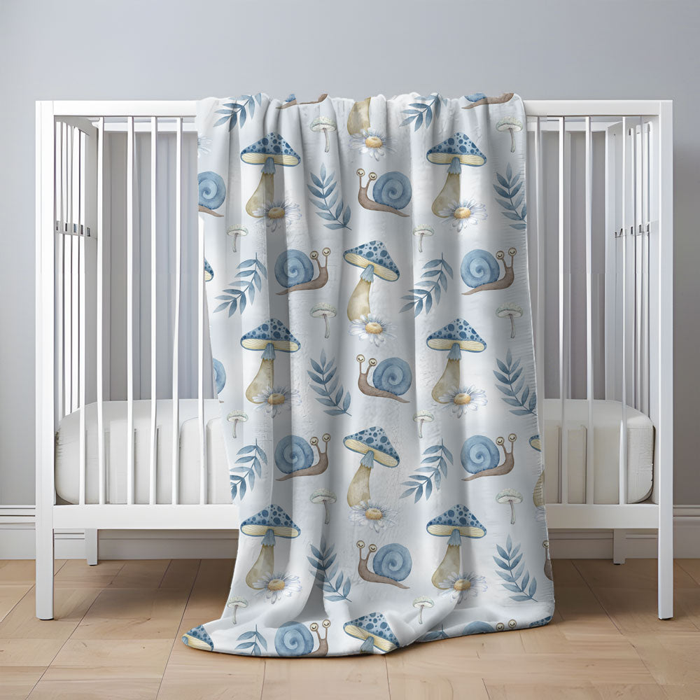 Doudous - Escargot bleu