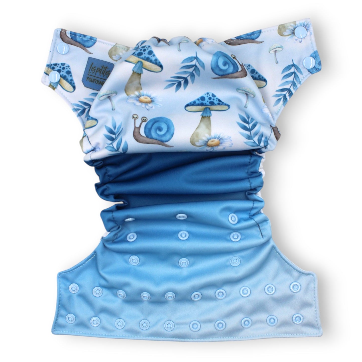 Couches - Escargot bleu