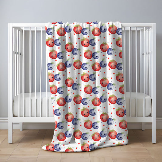 Doudous - Fraises et bleuets