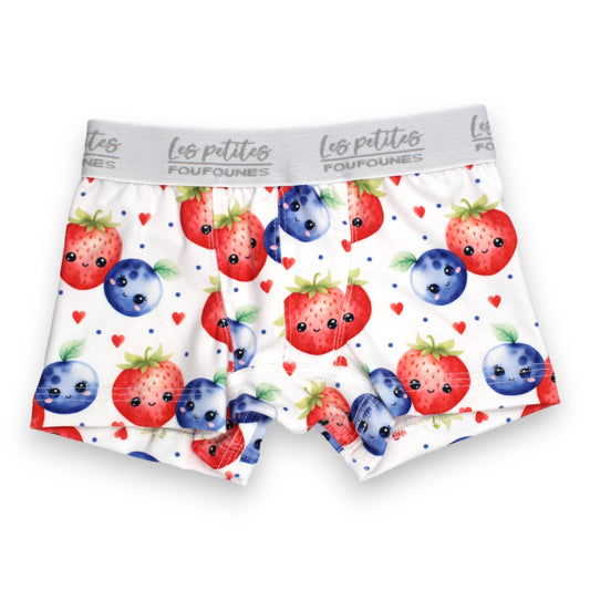 Boxer - Fraises et bleuets