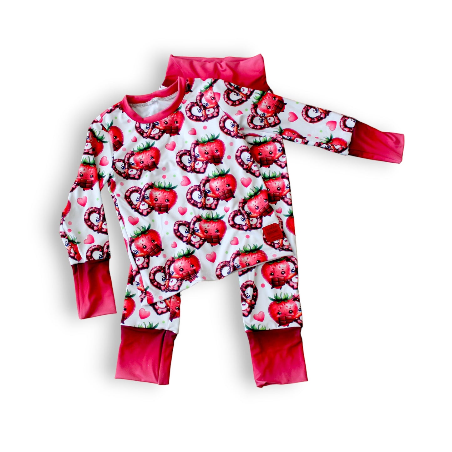 Ensembles Cocooning - Fraises et pretzel au chocolat