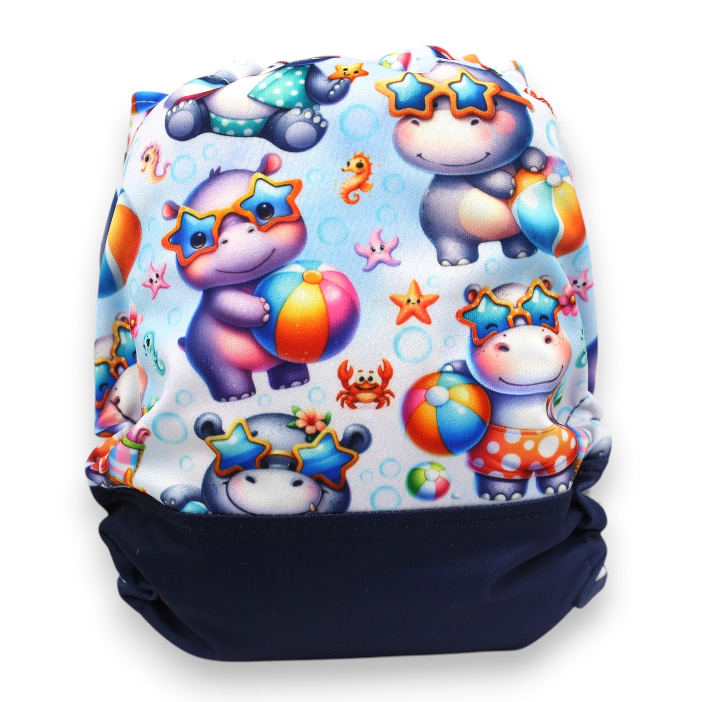 Couche - Hippopotame à la plage