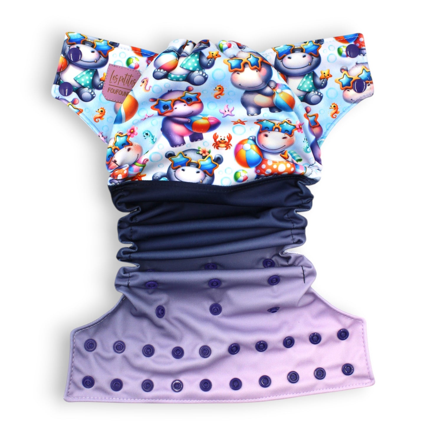 Couche - Hippopotame à la plage