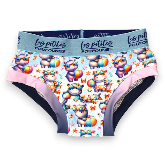 Bobette - Hippopotame sur la plage