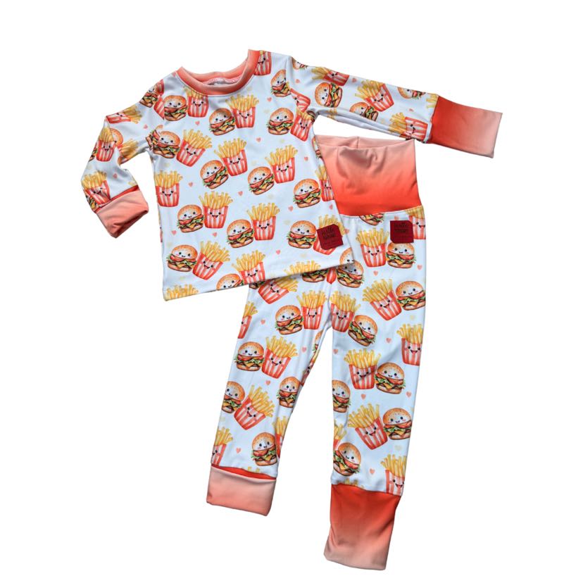 Ensembles Cocooning - Hamburger et frites