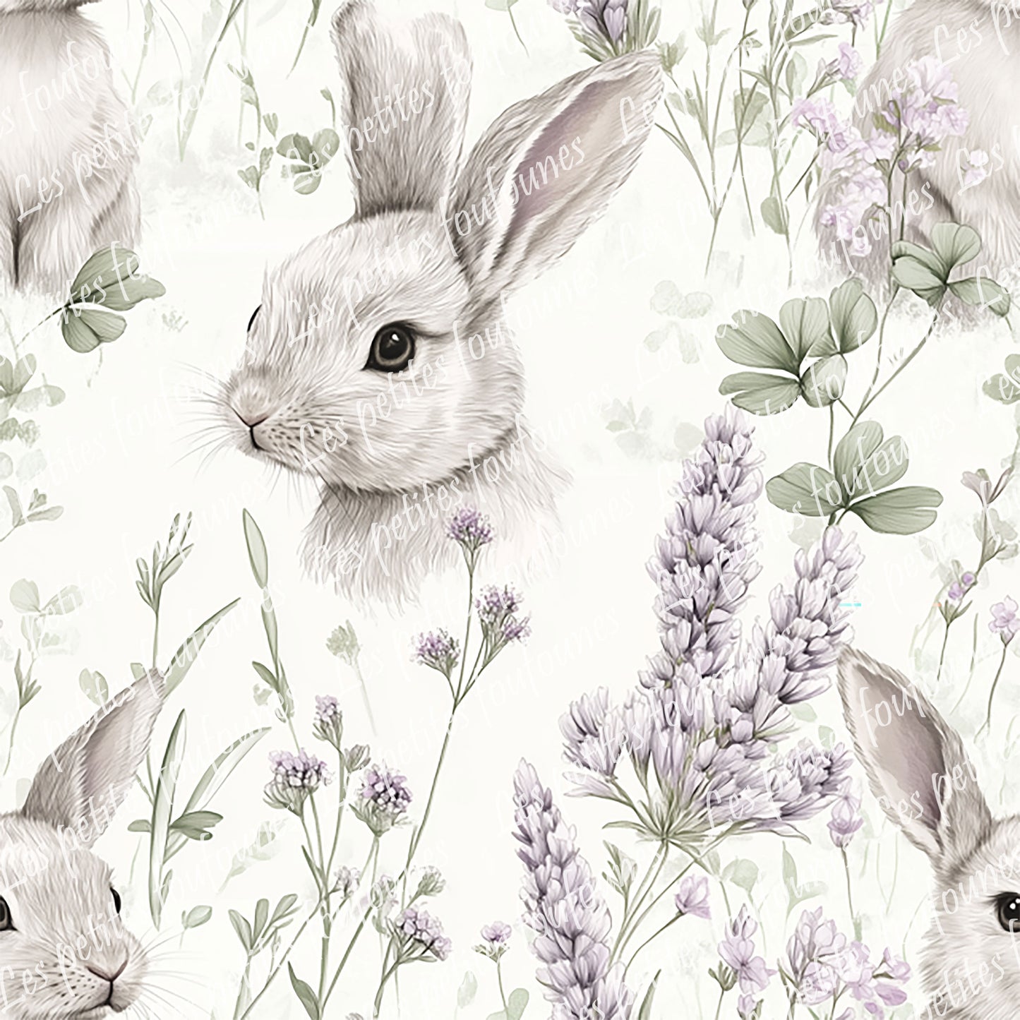 Préco Mousseline - Lapin lavande