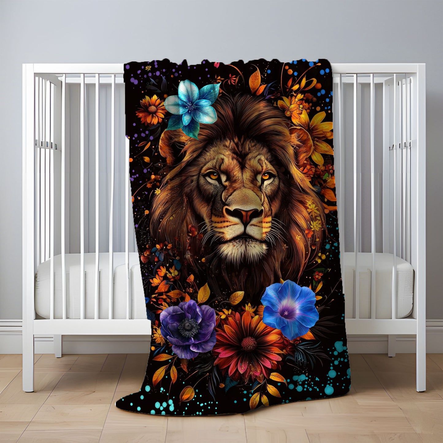 Doudous - Lion floral