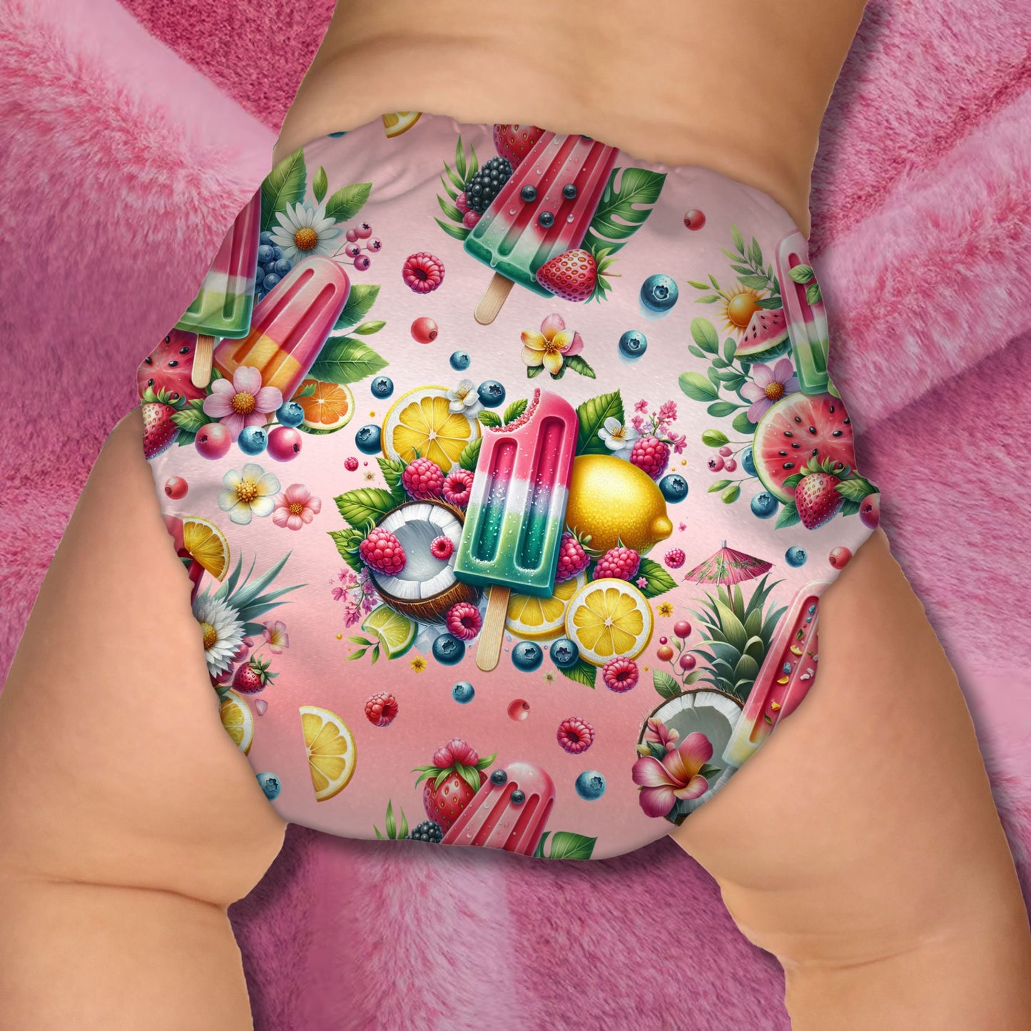 Couche - Popsicles fruités rose FP