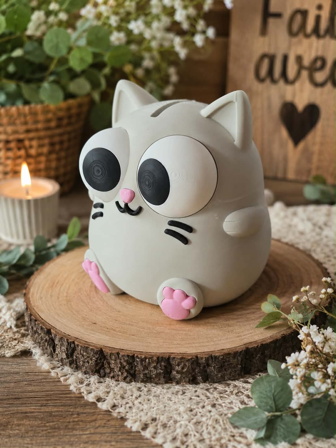 Tirelire - Chat