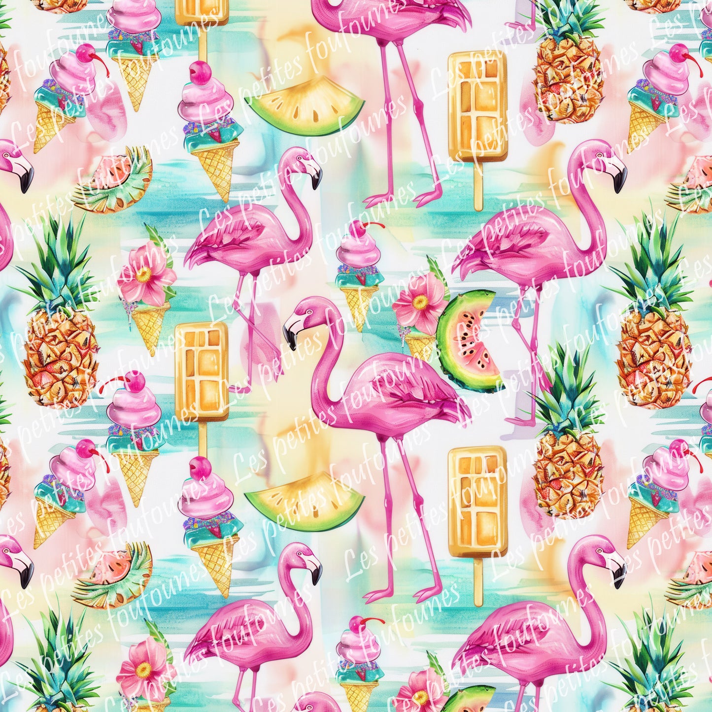 Mousseline - Pop flamant