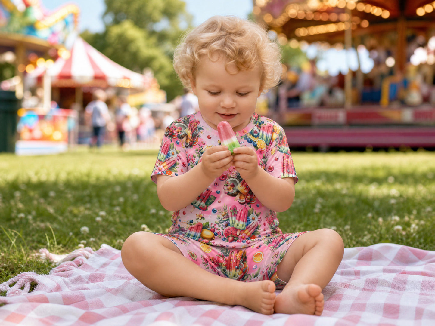 Ensembles Cocooning - Popsicles fruités rose
