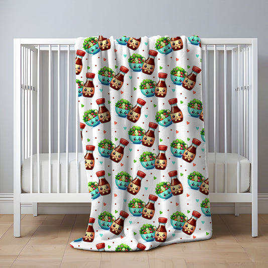 Doudous - Salade et vinaigrette