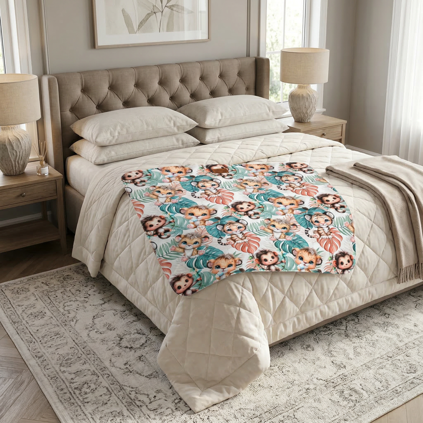 Protège-matelas - Mini safari