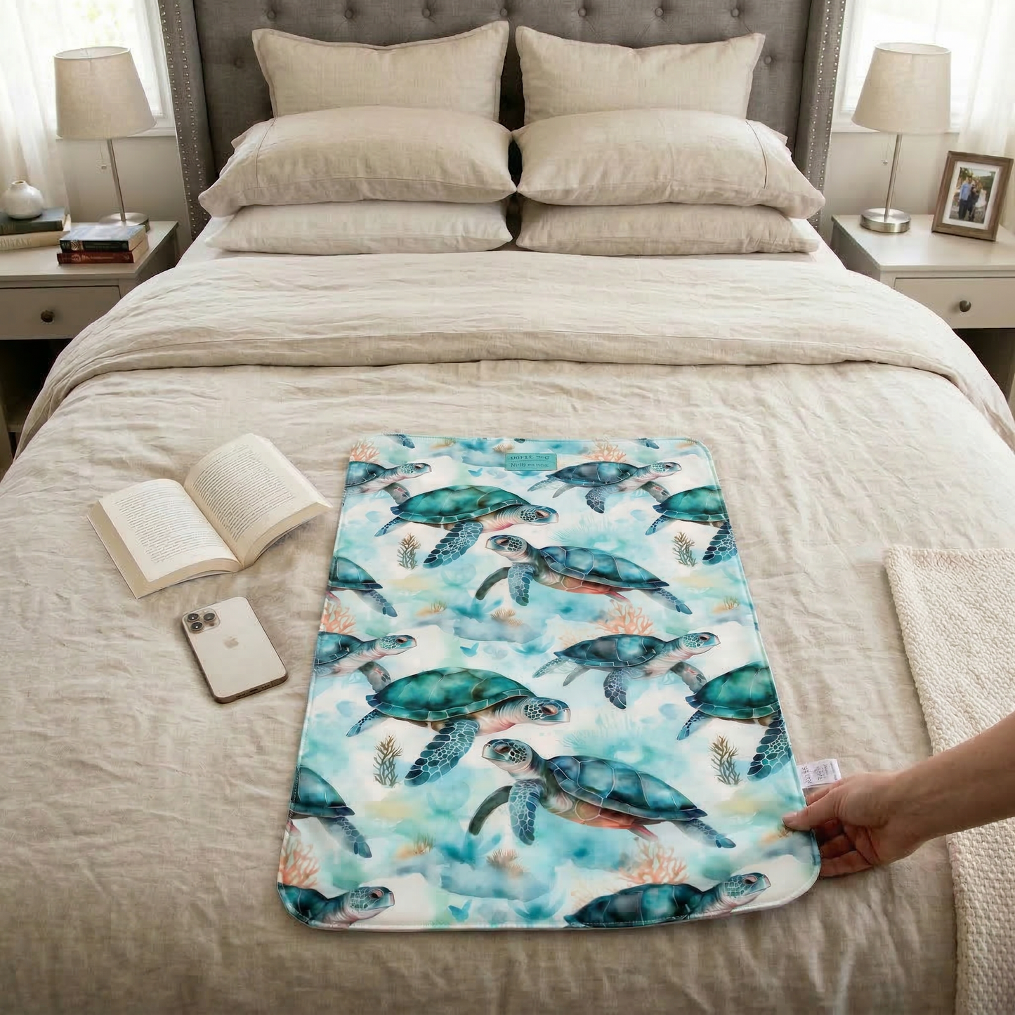 Tapis de change LPF - Tortues marines