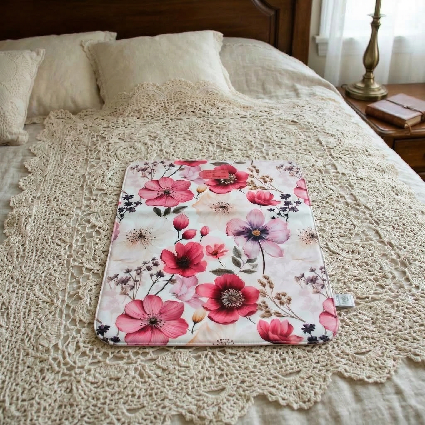 Tapis de change LPF - Jolies fleurs